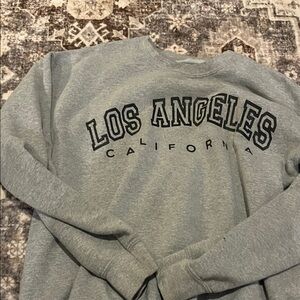 Los Angeles California Women's Gray Sweater